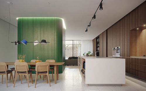 室内设计精选 4个亲近自然的绿色系住宅装修设计
