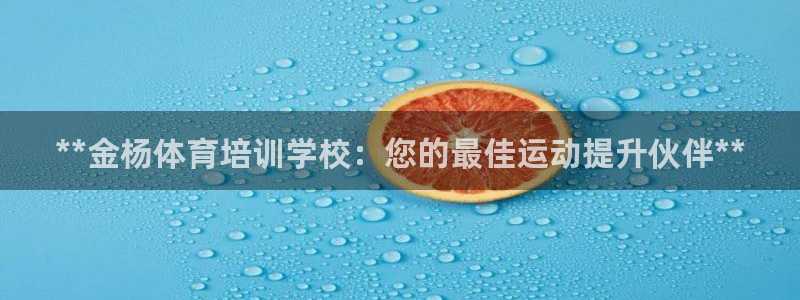 富联平台是什么：**金杨体育培训学校：您的最佳运动提