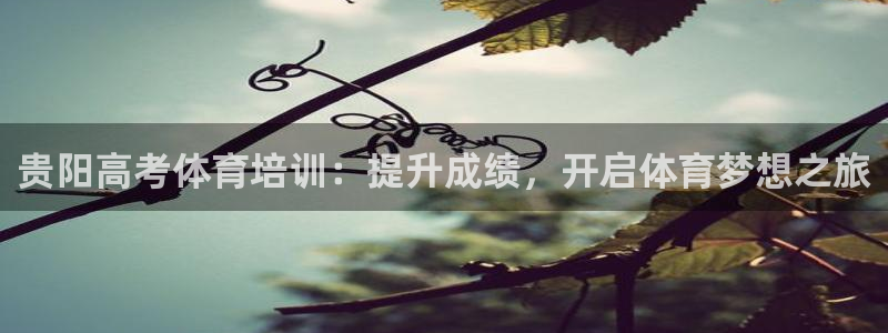 富联平台官网登录：贵阳高考体育培训：提升成绩，开启体