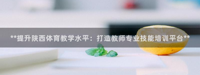 富联娱乐下载：**提升陕西体育教学水平：打造教师专业