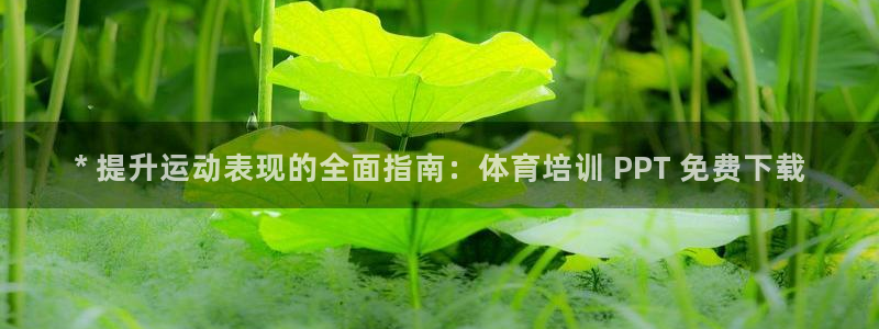 富联超市：* 提升运动表现的全面指南：体育培训 PP