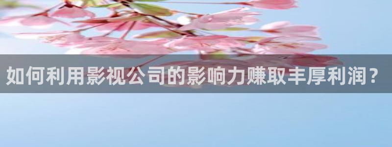 首页汤姆高清影院：如何利用影视公司的影响力赚取丰厚利润？